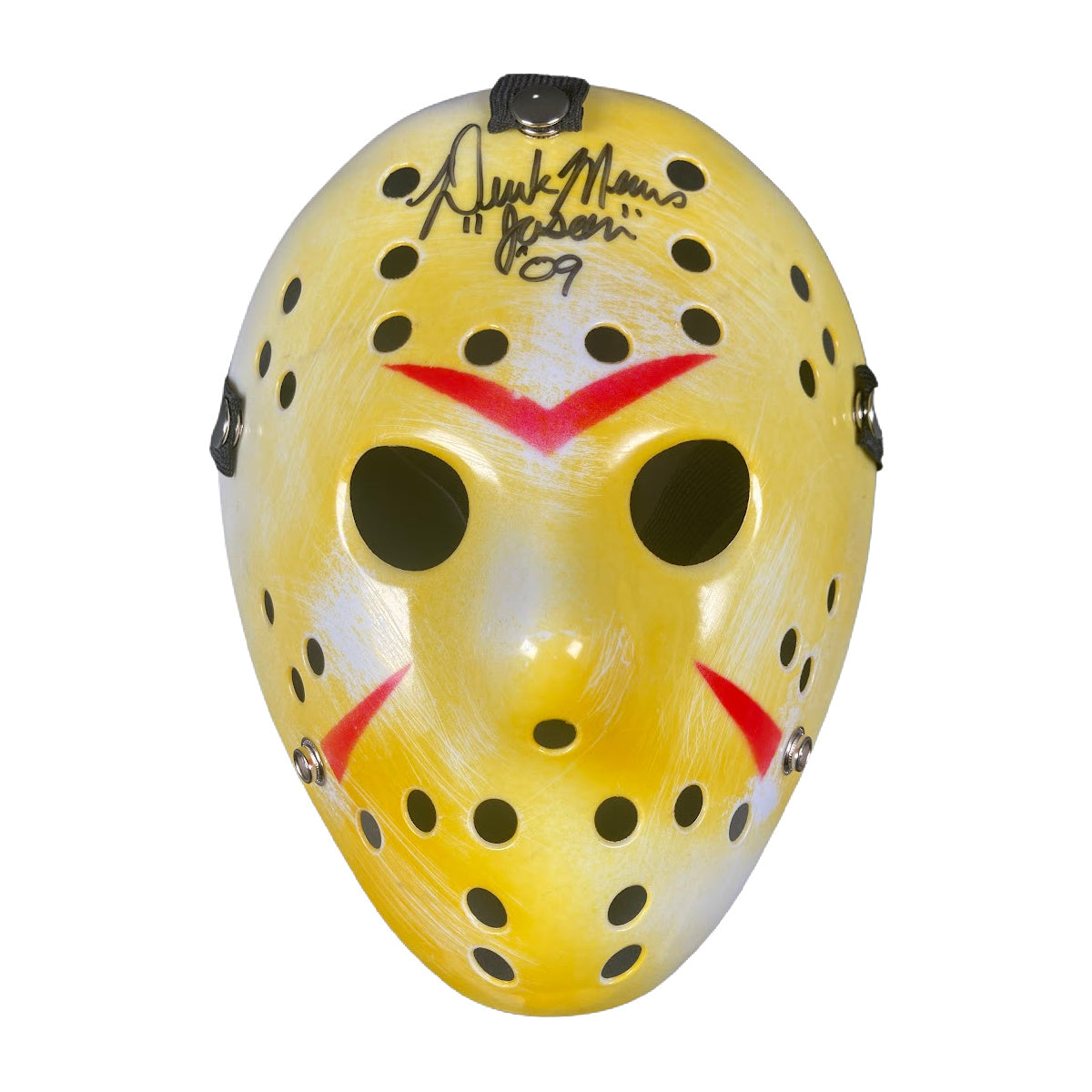 Derek Mears Autographed Friday the 13th Jason Voorhees Mask Signed JSA COA YLW