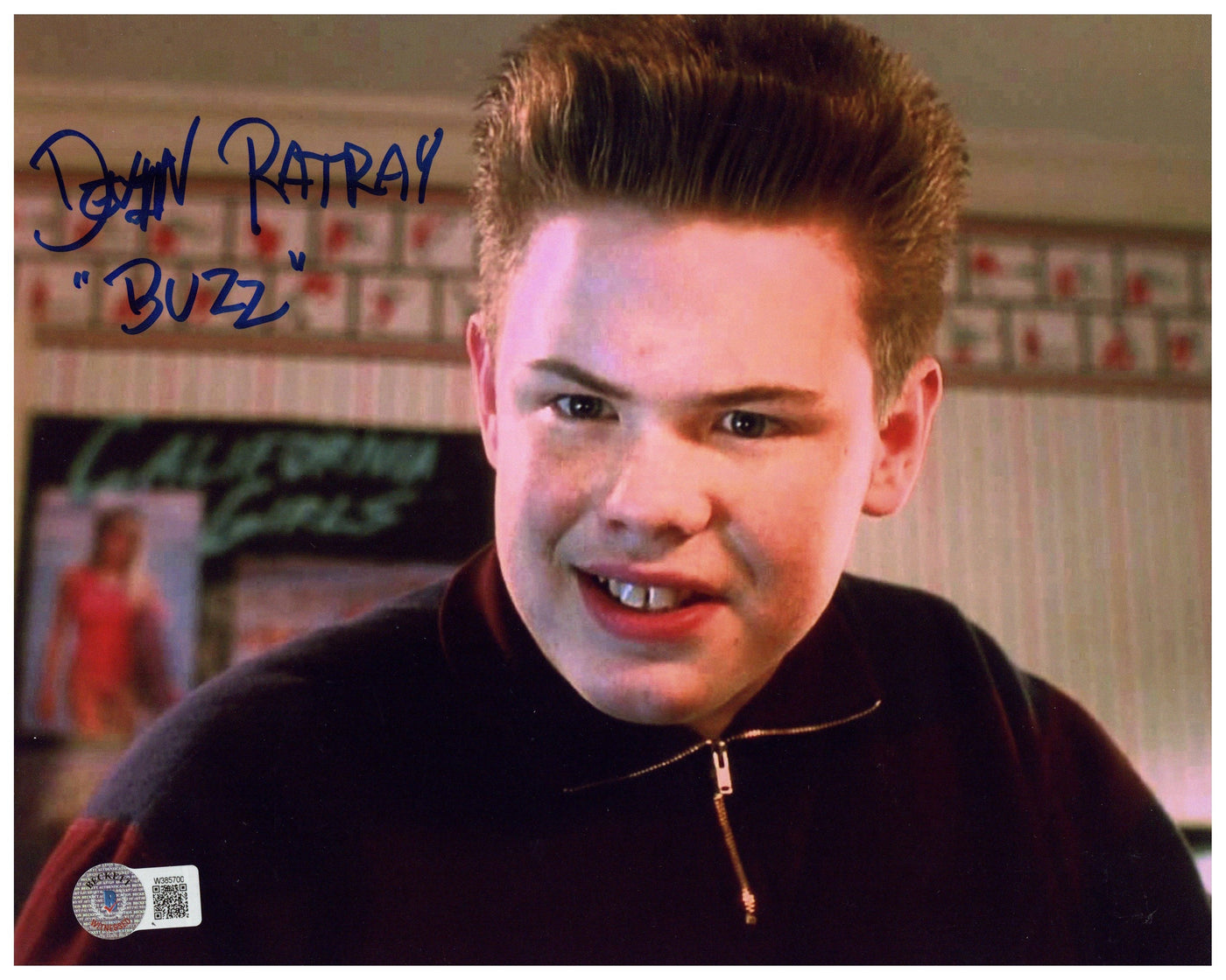 Devin Ratray Signed 8x10 Photo Home Alone Buzz McCallister Autographed BAS COA 3