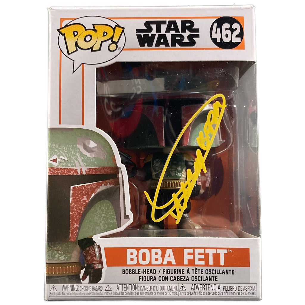 Temuera Morrison Signed Funko POP Star Wars Boba Fett Autographed JSA –  Zobie Productions