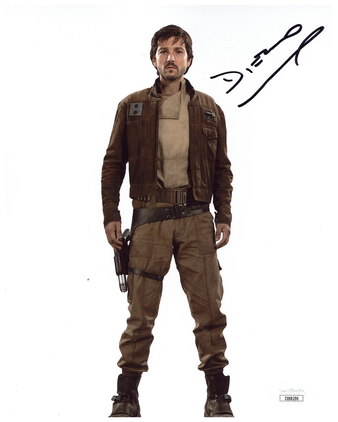 Diego Luna Signed 8x10 Photo Star Wars Andor Rogue One Autographed JSA COA 2
