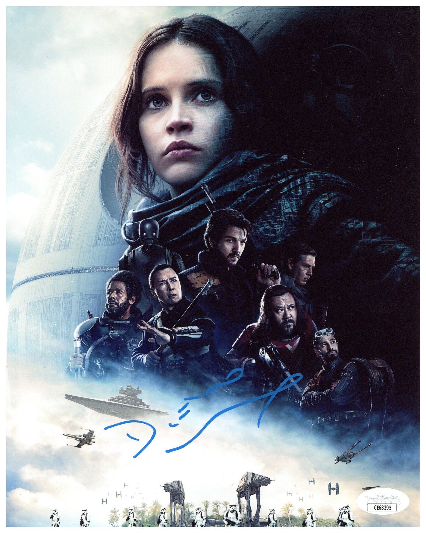 Diego Luna Signed 8x10 Photo Star Wars Andor Rogue One Autographed JSA COA 6