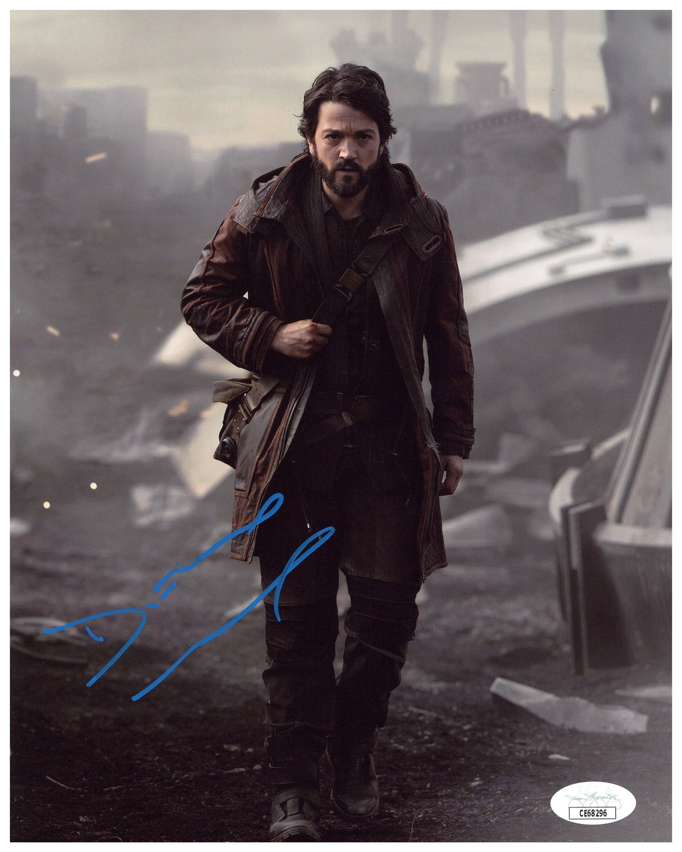 Diego Luna Signed 8x10 Photo Star Wars Andor Rogue One Autographed JSA COA 7