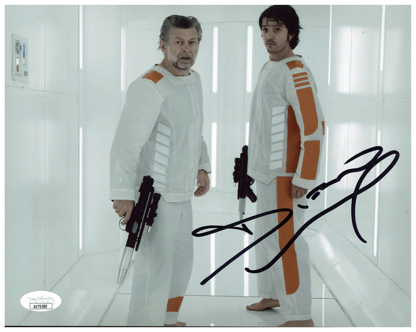 Diego Luna Signed 8x10 Photo Star Wars Rouge One Cassian Ando JSA COA