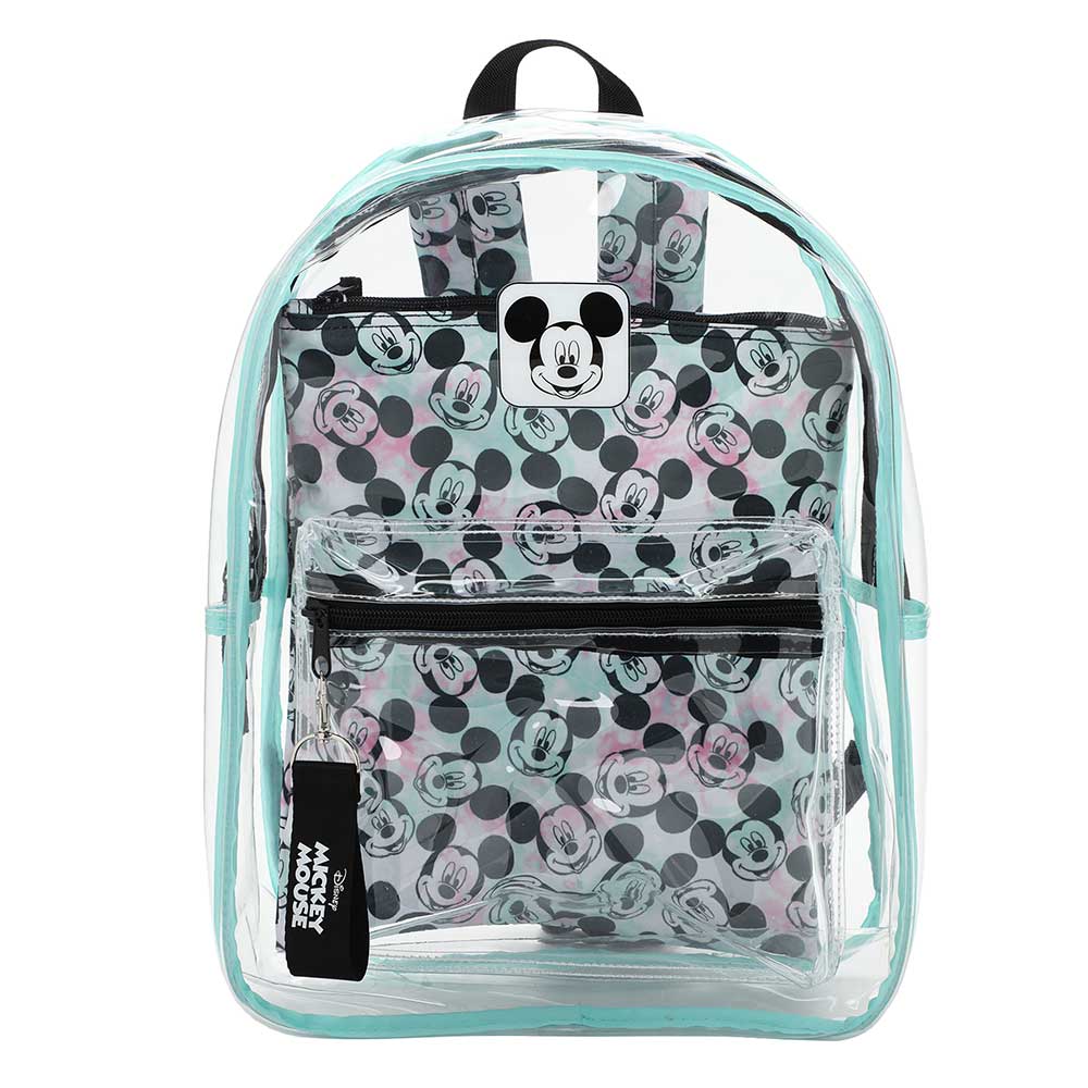 Disney Mickey Mouse Clear Backpack & Laptop Sleeve