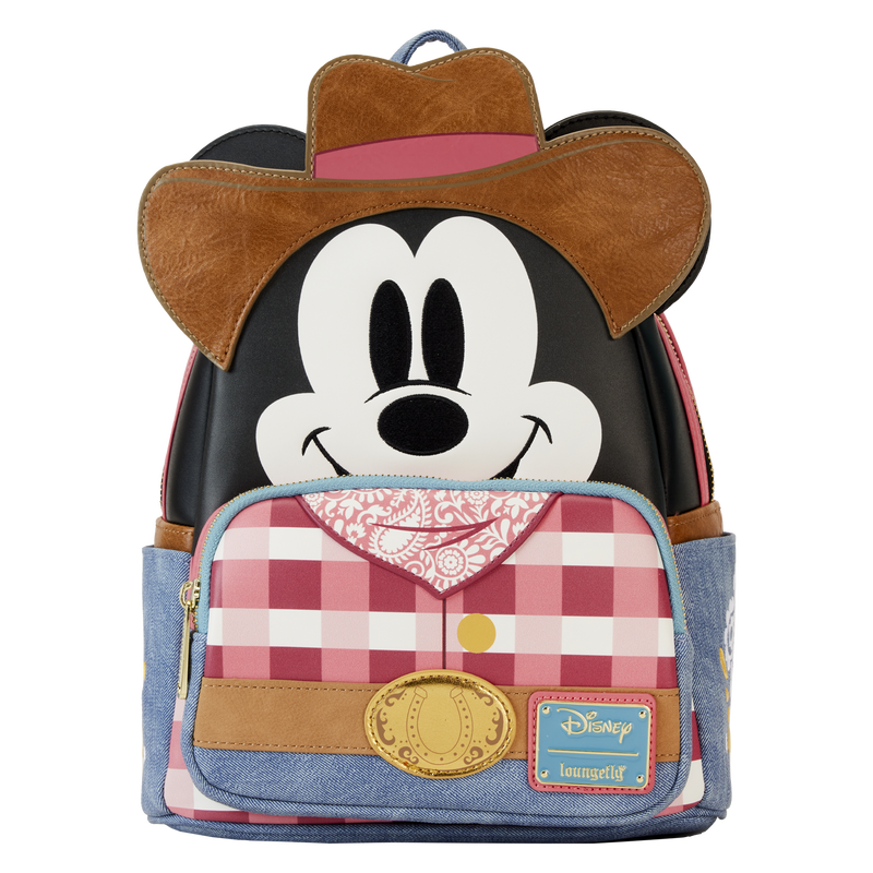 Disney Western Mickey Mouse Cosplay Mini Backpack Loungefly