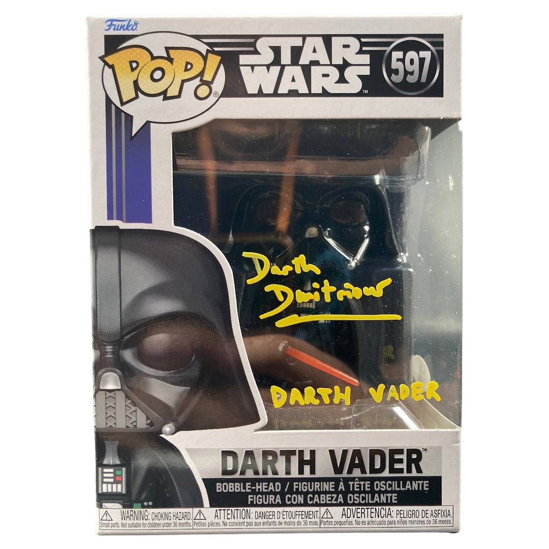 Dmitrious Bistrevsky Signed Funko POP Star Wars Darth Vader
