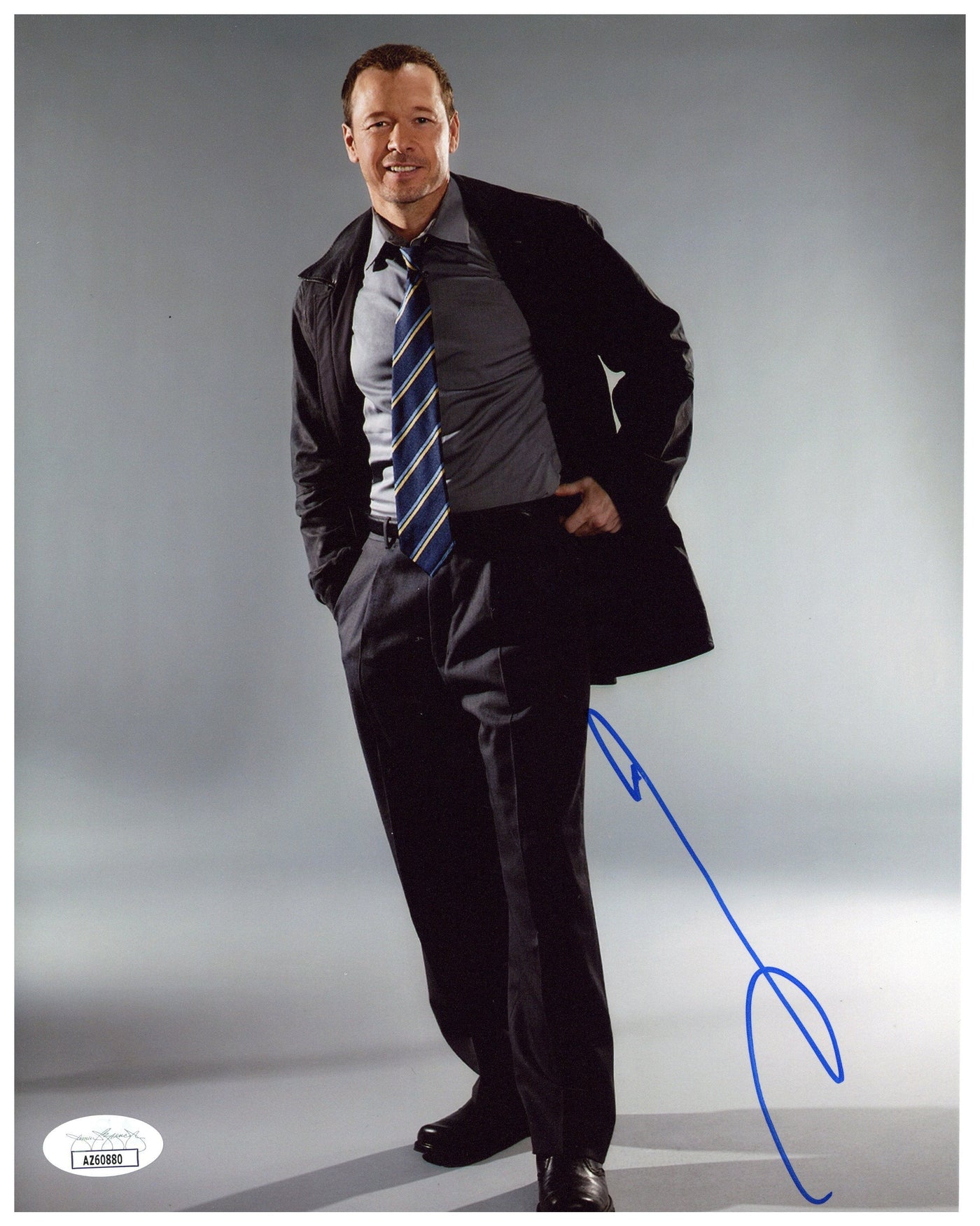 Donnie Wahlberg Signed 8x10 Photo Blue Bloods Autographed JSA COA #3