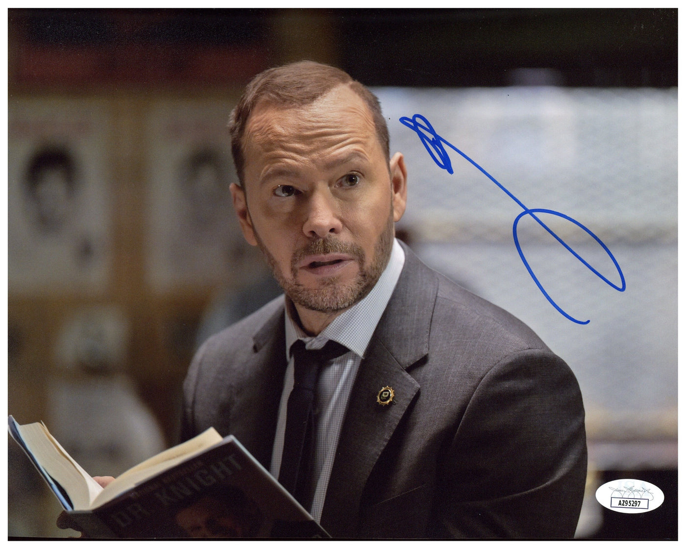 Donnie Wahlberg Signed 8x10 Photo Blue Bloods Autographed JSA COA #6