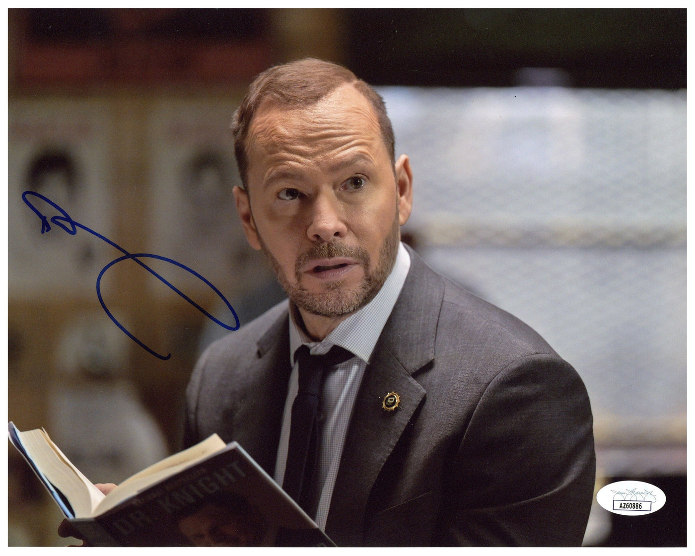 Donnie Wahlberg Signed 8x10 Photo Blue Bloods Autographed JSA COA