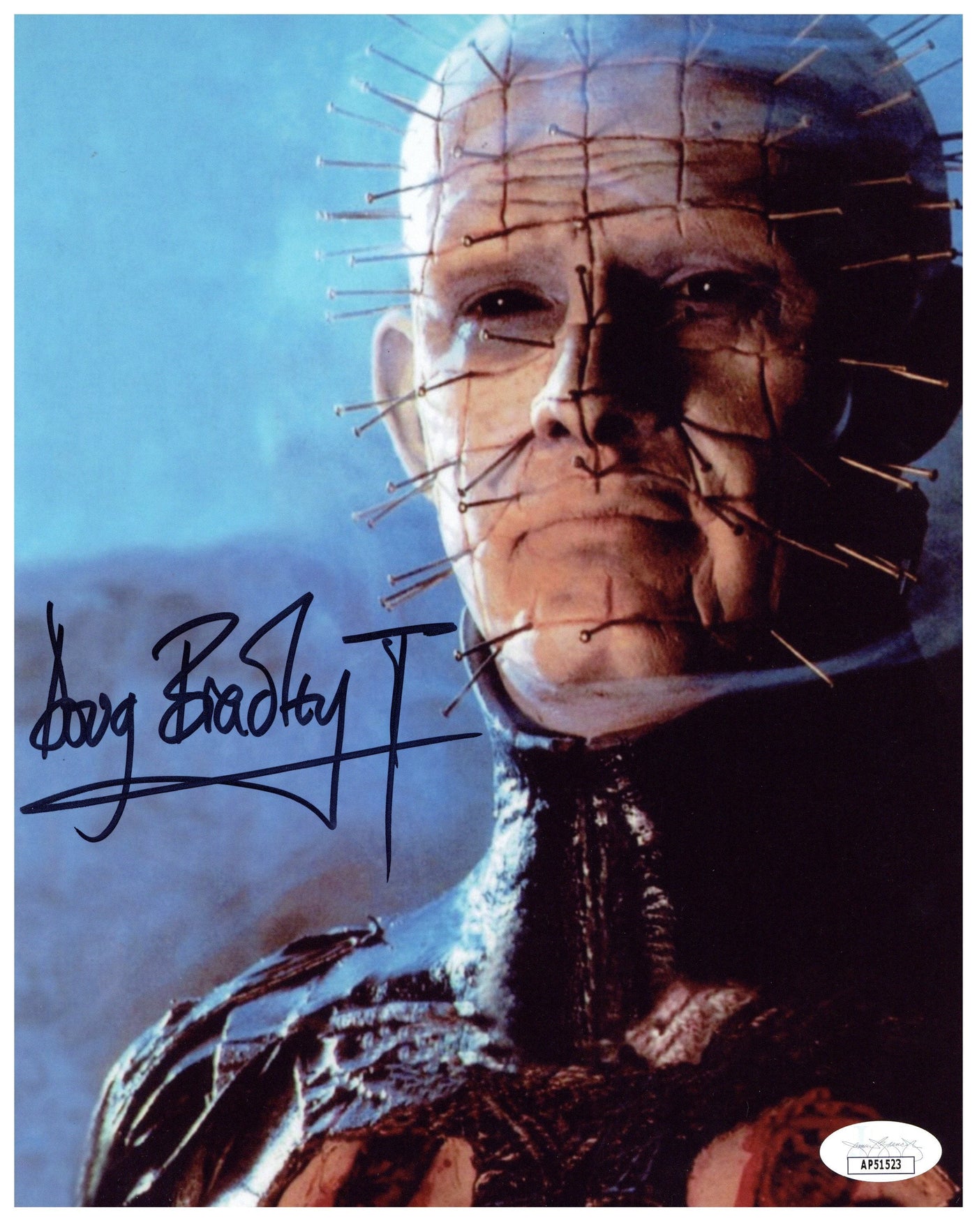 Doug Bradley Signed 8x10 Photo Hellraiser Pinhead Authentic Autographed JSA COA 2