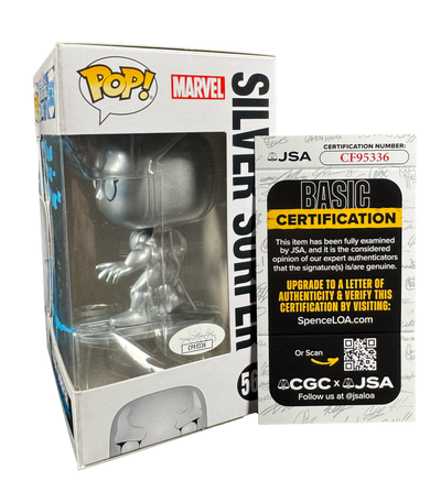 Doug Jones Signed Funko Pop Marvel Silver Surfer Autographed JSA COA