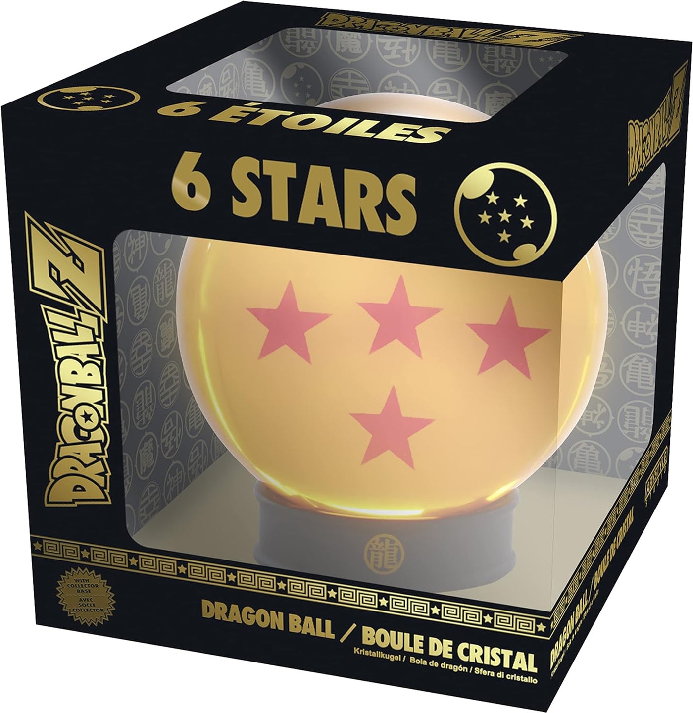 Dragon Ball Z 6 Star Collectible Acrylic Resin Crystal Dragon Ball Replica 3'' Inch