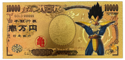 Dragon Ball Z Prop Bank Notes - Dragon Ball Z Goku Vegeta