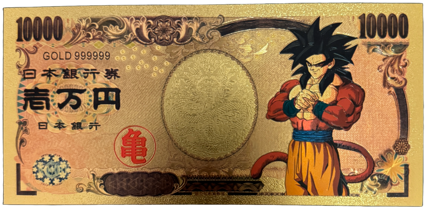 Dragon Ball Z Prop Bank Notes - Dragon Ball Z Goku Vegeta