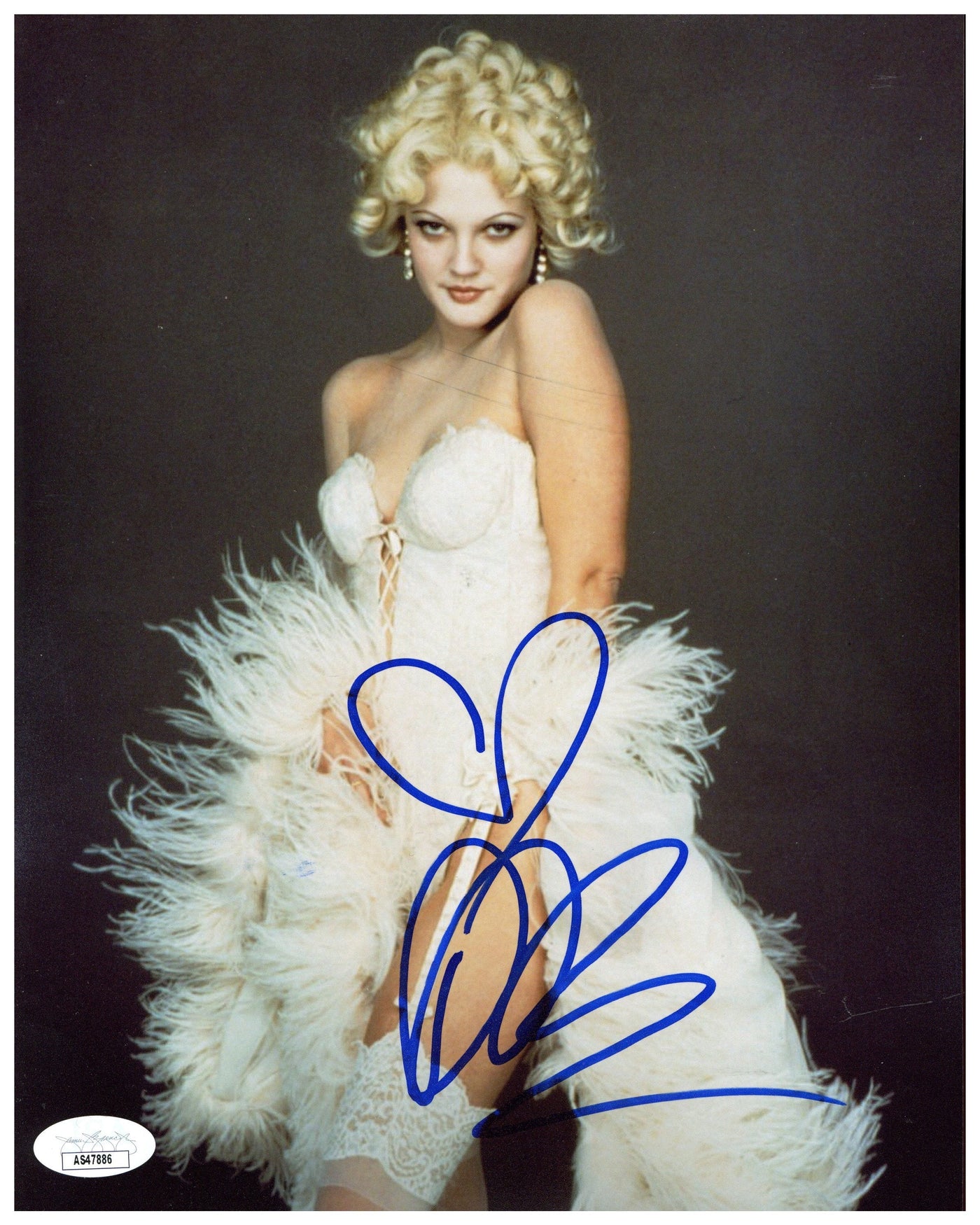 Drew Barrymore Signed 8x10 Photo Batman Forever Autographed JSA COA