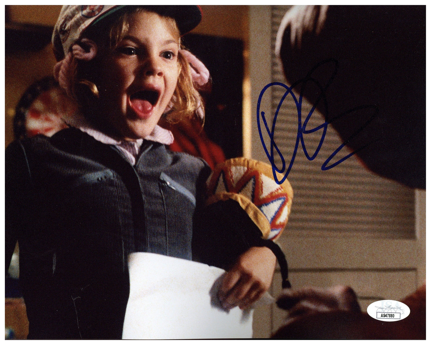 Drew Barrymore Signed 8x10 Photo E.T. The Extra-Terrestrial Autographed JSA COA