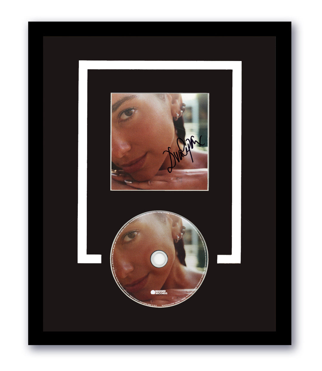 Dua Lipa Signed Radical Optimism CD 11x14 Custom Framed