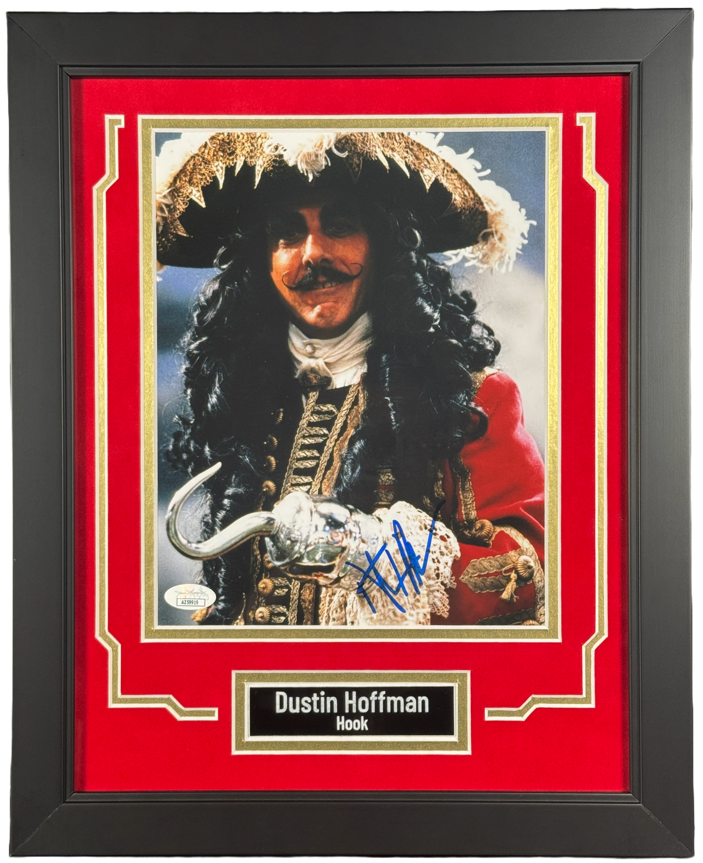 Dustin Hoffman Signed Custom Framed 8x10 Photo Hook Captain Hook JSA COA