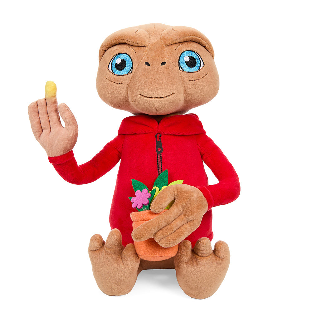 E.T. THE EXTRA-TERRESTRIAL HOODED 13 IN INTERACTIVE PLUSH WITH LIGHT-UP FINGER