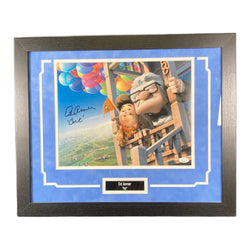 Image of Ed Asner Signed 11x14 Photo Custom Framed UP Movie Carl Autographed JSA COA