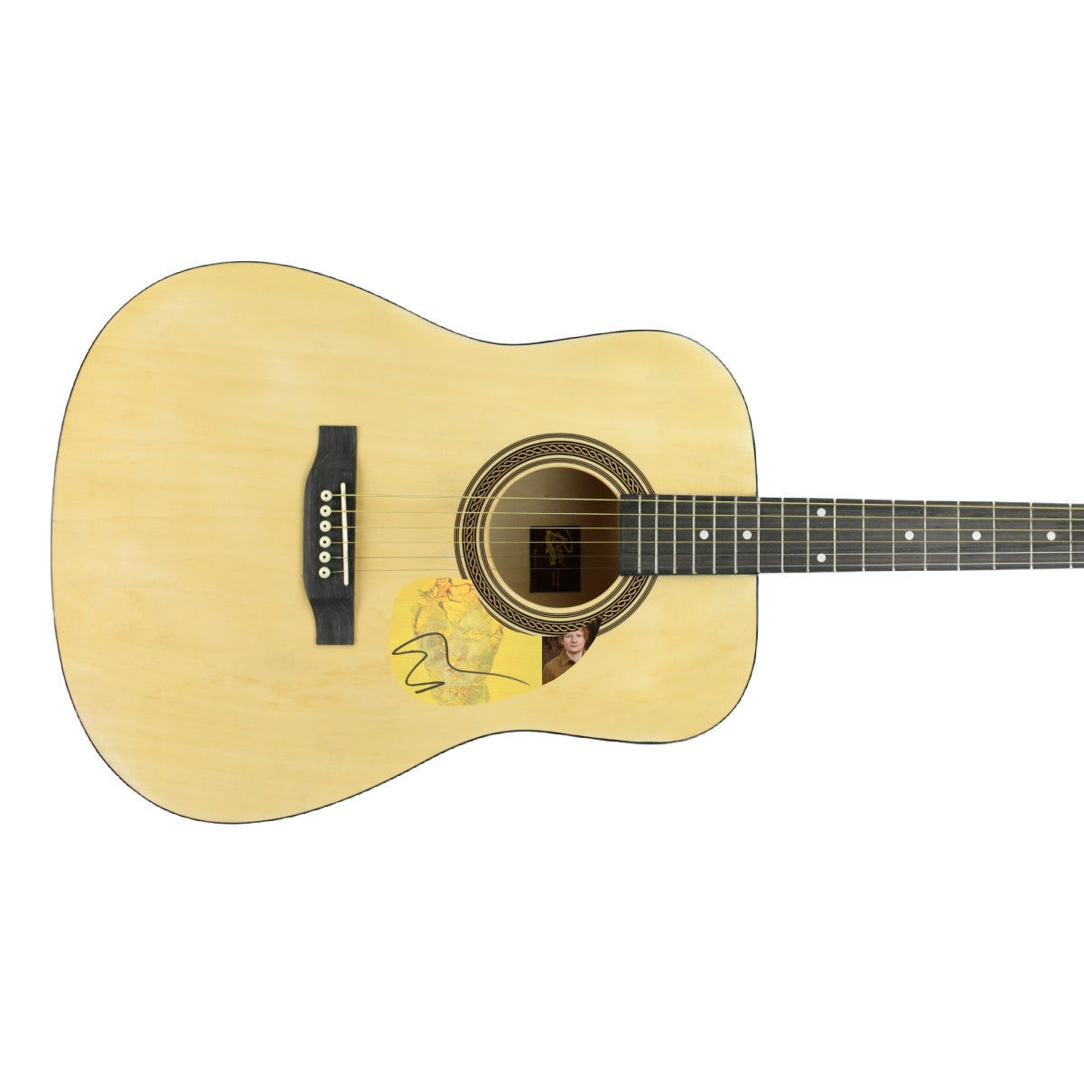 Ed Sheeran Autographed Signed Acoustic Subtract Guitar AutographCOA 3