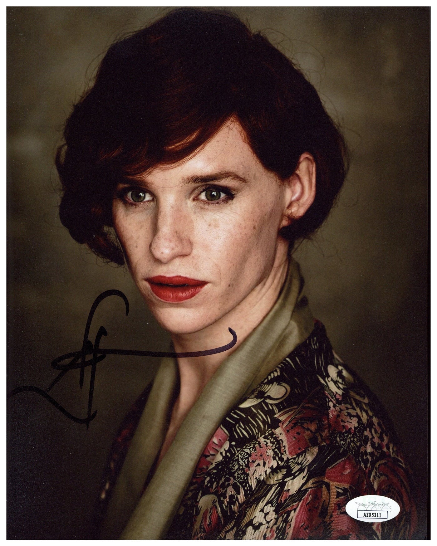 Eddie Redmayne Signed 8x10 Photo The Danish Girl Autographed JSA COA