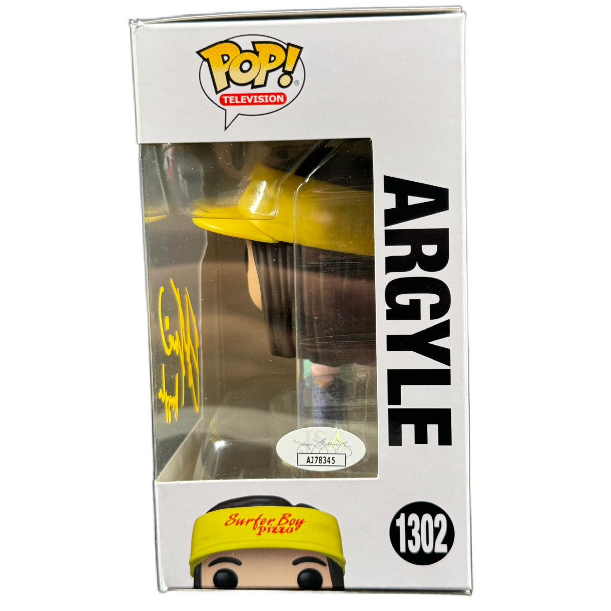 Eduardo Franco Signed Funko POP Stranger Things Argyle Autographed JSA COA