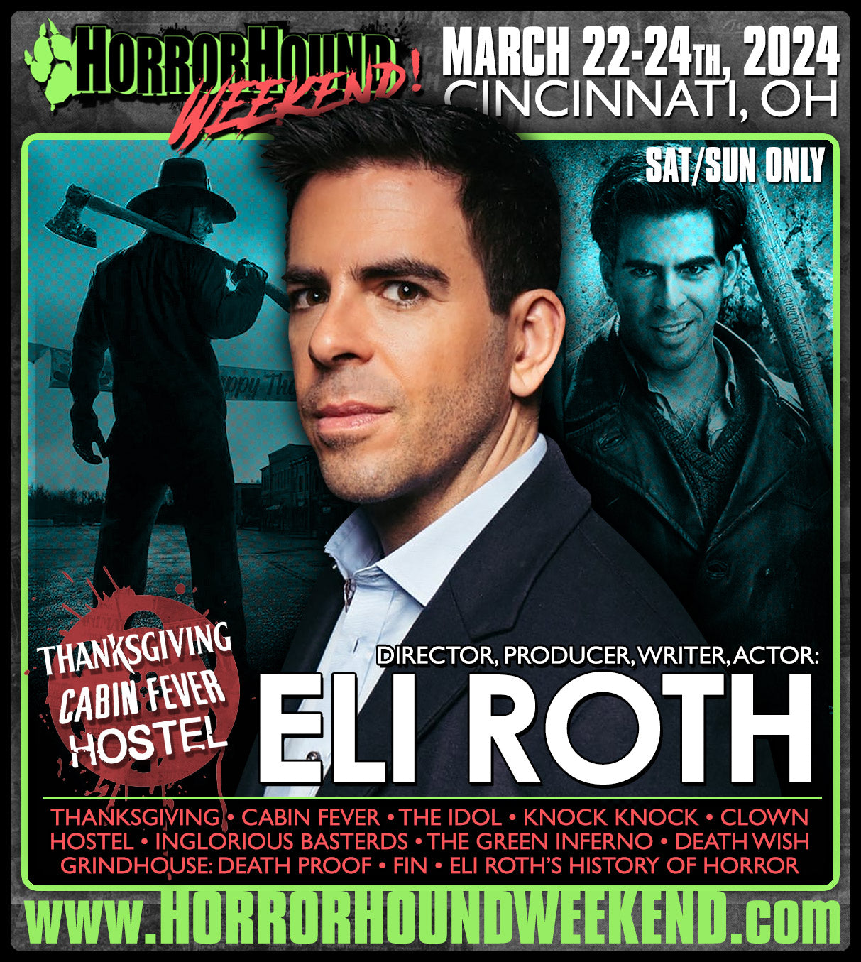 Eli Roth Official Autograph MailIn Service HorrorHound Weekend 2025