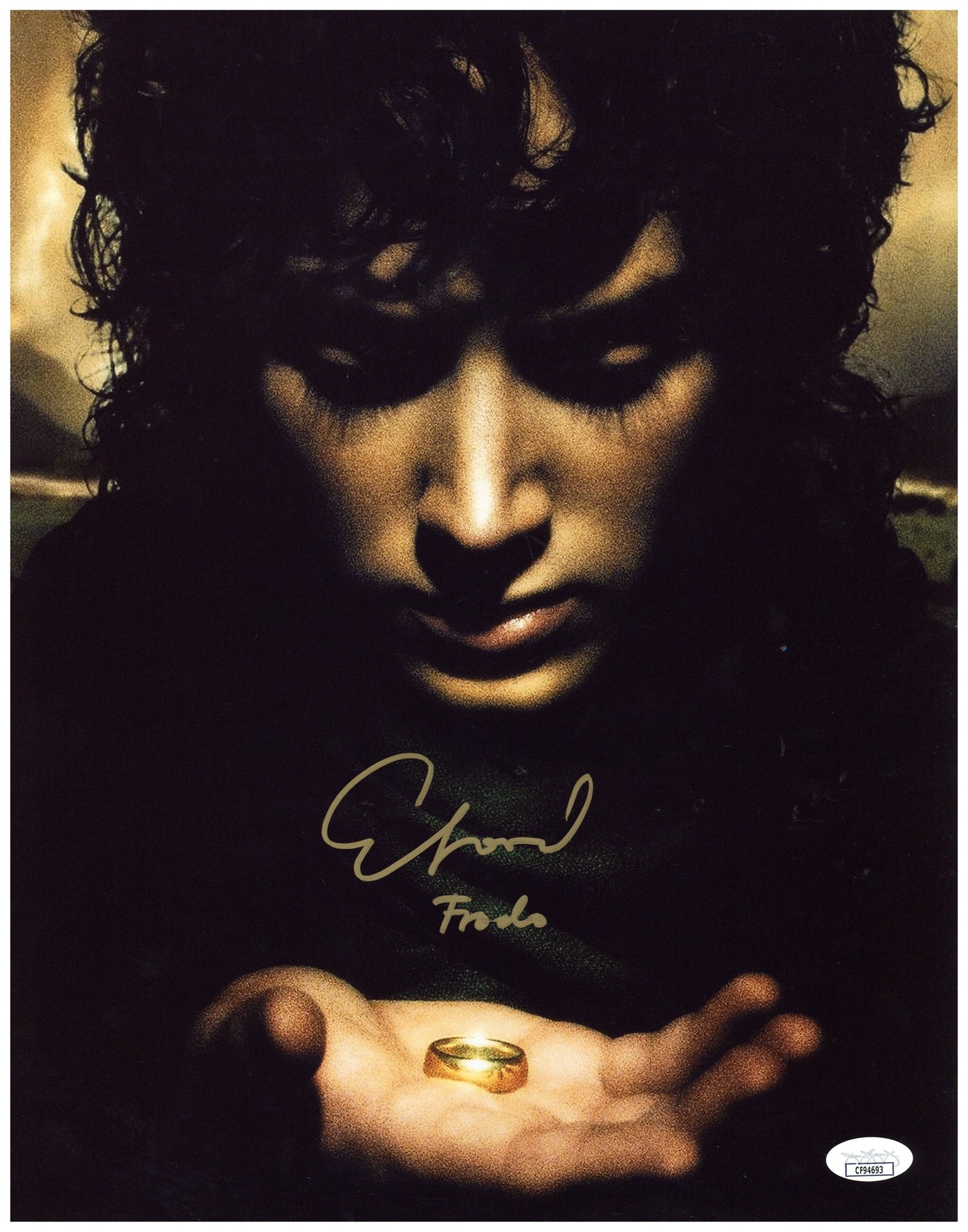 Elijah Wood Signed 11x14 Photo Lord of the Rings Autographed JSA COA 4