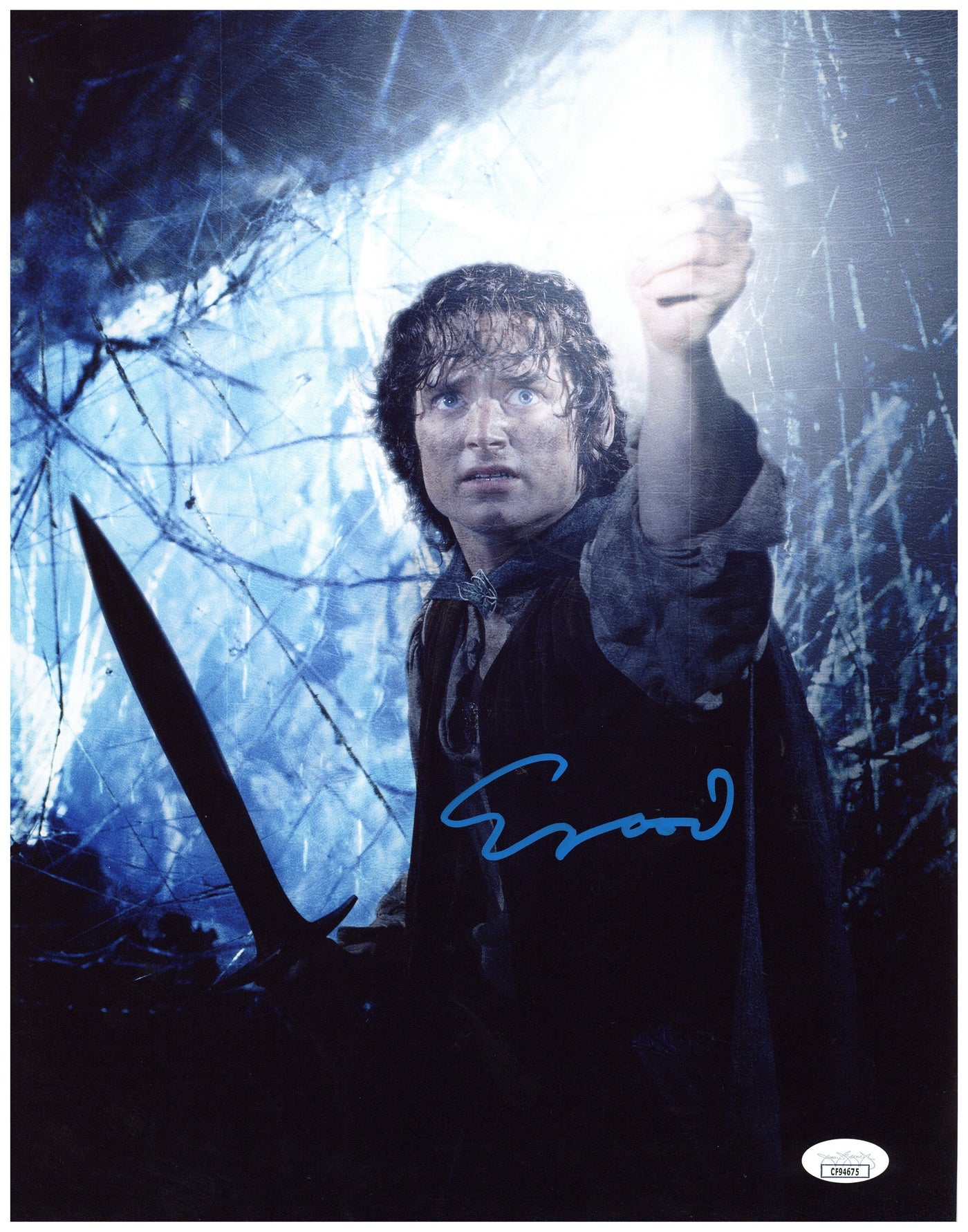 Elijah Wood Signed 11x14 Photo Lord of the Rings Autographed JSA COA 6
