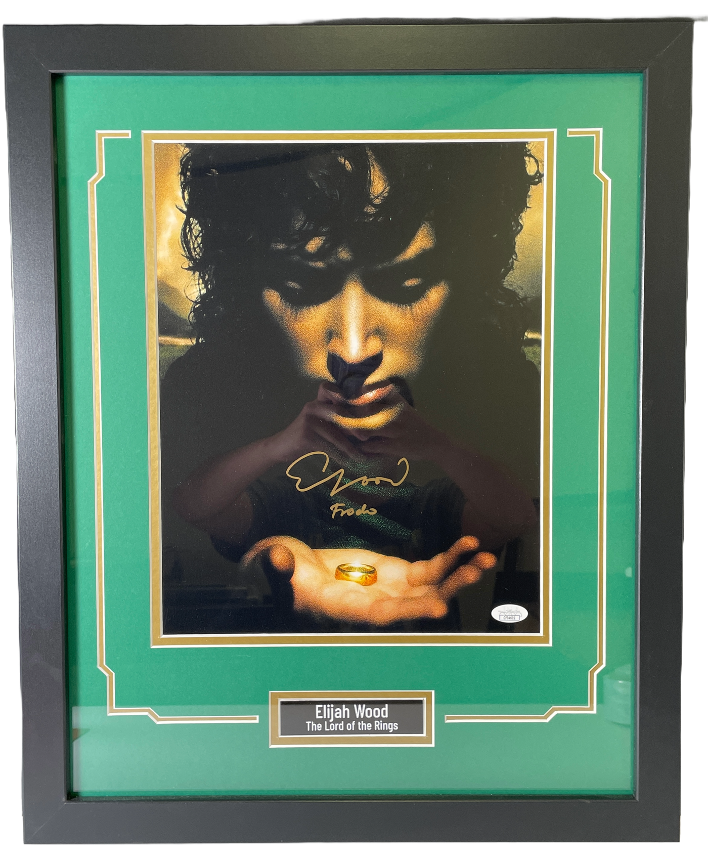 Elijah Wood Signed Framed 11x14 Photo Lord of the Rings Autographed JSA COA