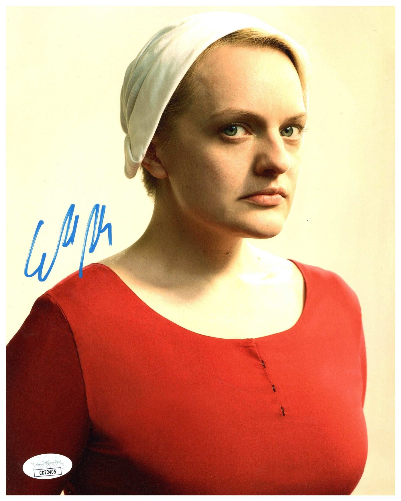 Elisabeth Moss Signed 8x10 Photo The Handmaild's Tale Autographed JSA COA 2
