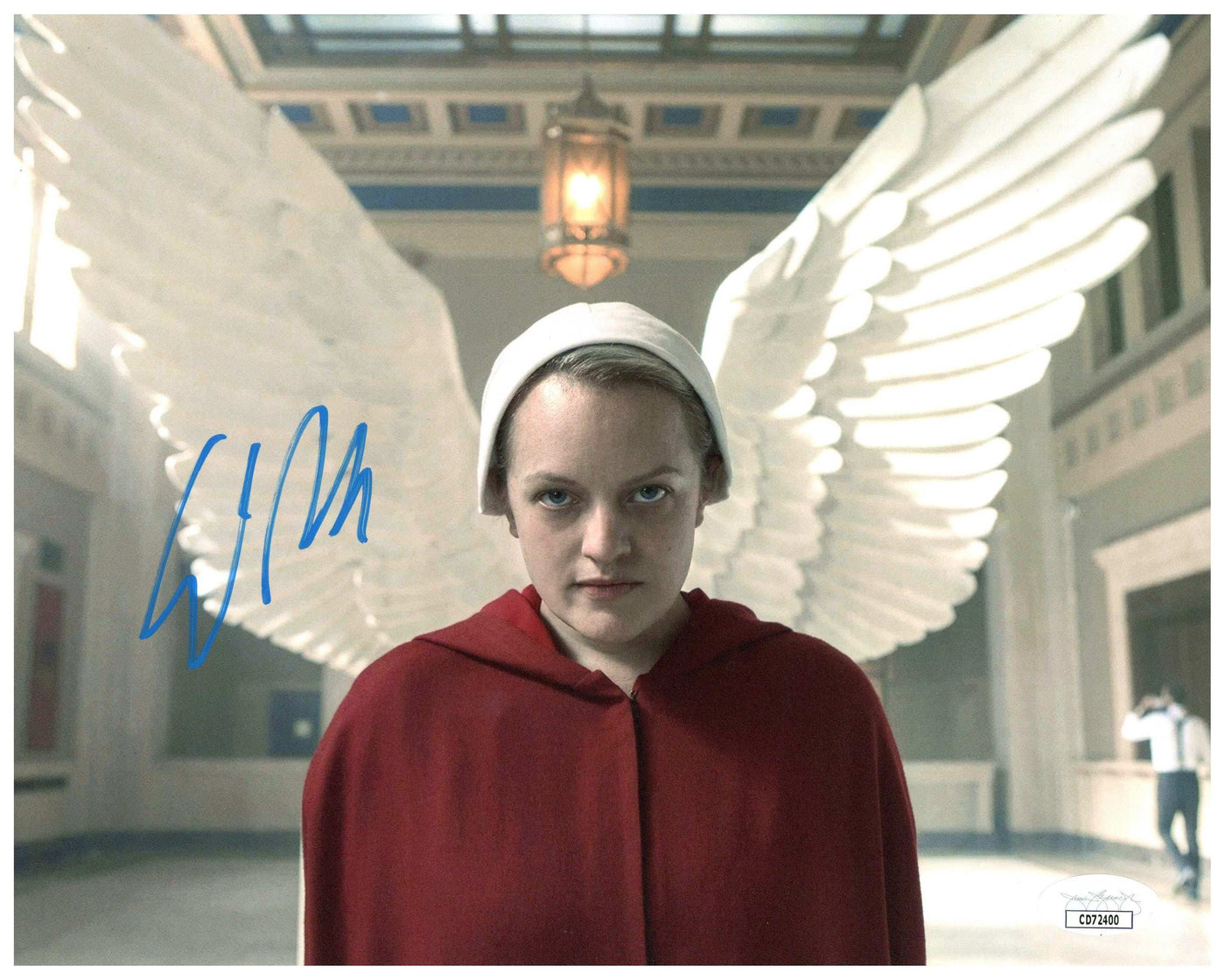 Elisabeth Moss Signed 8x10 Photo The Handmaild's Tale Autographed JSA COA