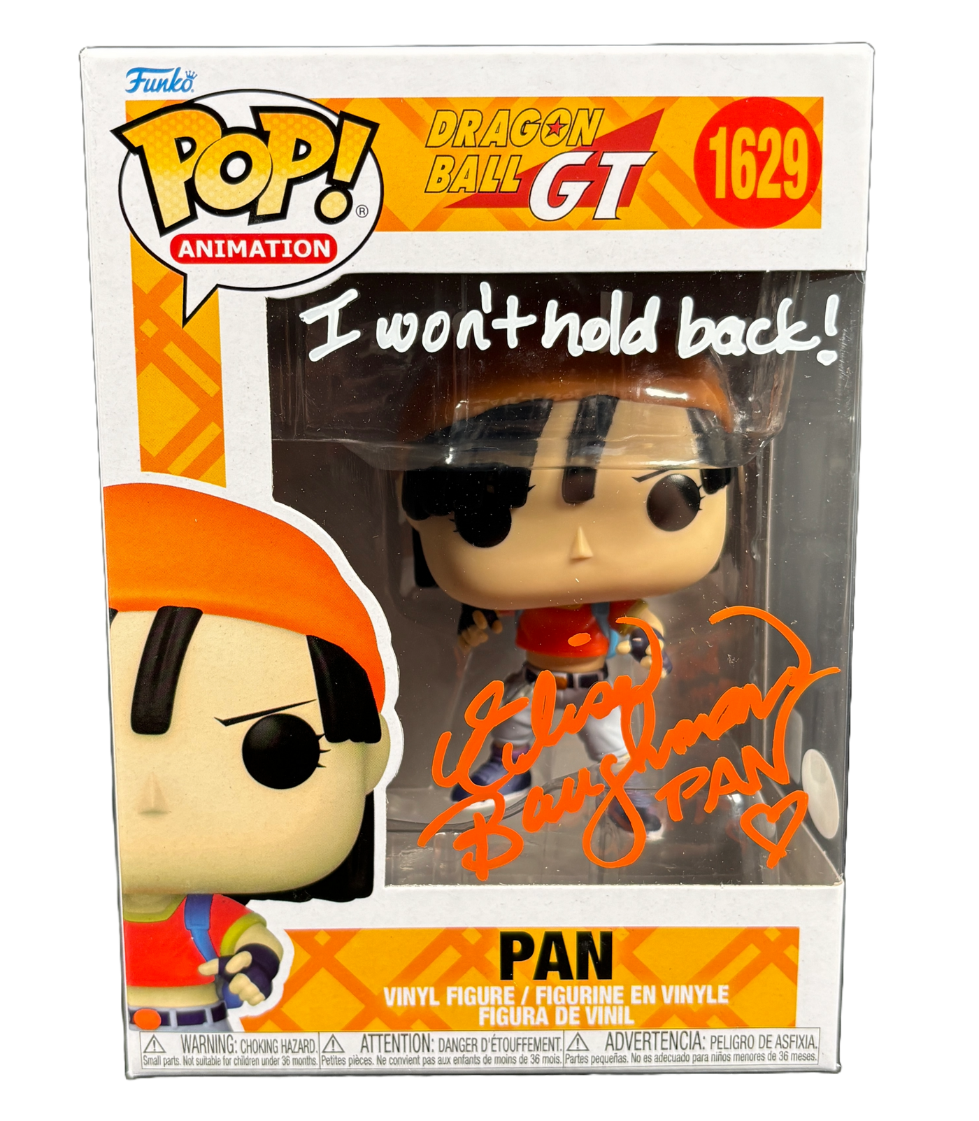 Elise Baughman Signed Funko Pop Dragon Ball GT Pan Autographed JSA COA