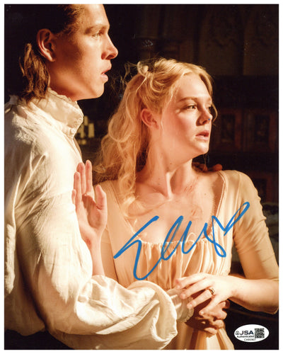 Elle Fanning Signed 8x10 Photo Maleficent: Mistress of Evil Autographed JSA COA