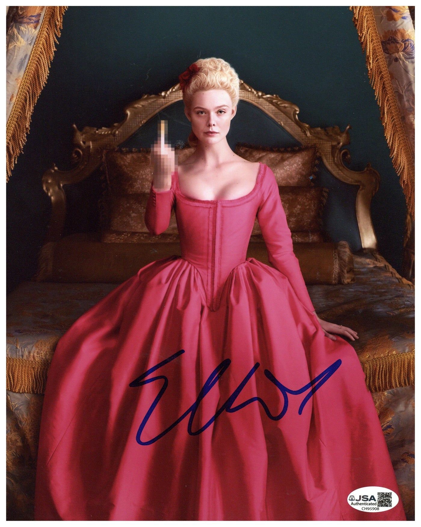Elle Fanning Signed 8x10 Photo The Great Autographed JSA COA