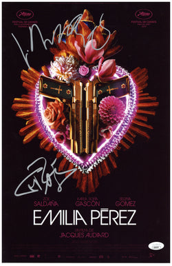 Image of Emilia Pérez Cast Signed 11x17 Photo Karla Sofía Gascón Jacques Audiard JSA COA