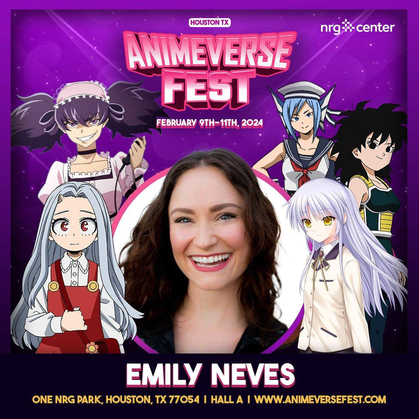 Emily Neves Official Autograph MailIn Service AnimeVerse Fest 2024