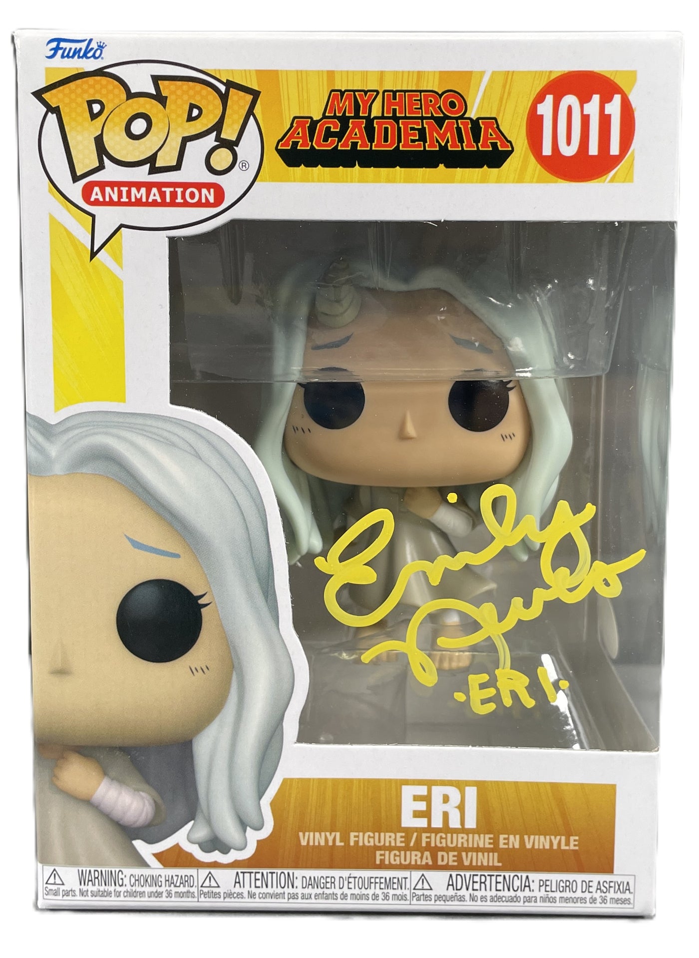Emily Neves Signed Funko Pop My Hero Academia Eri Autographed JSA COA