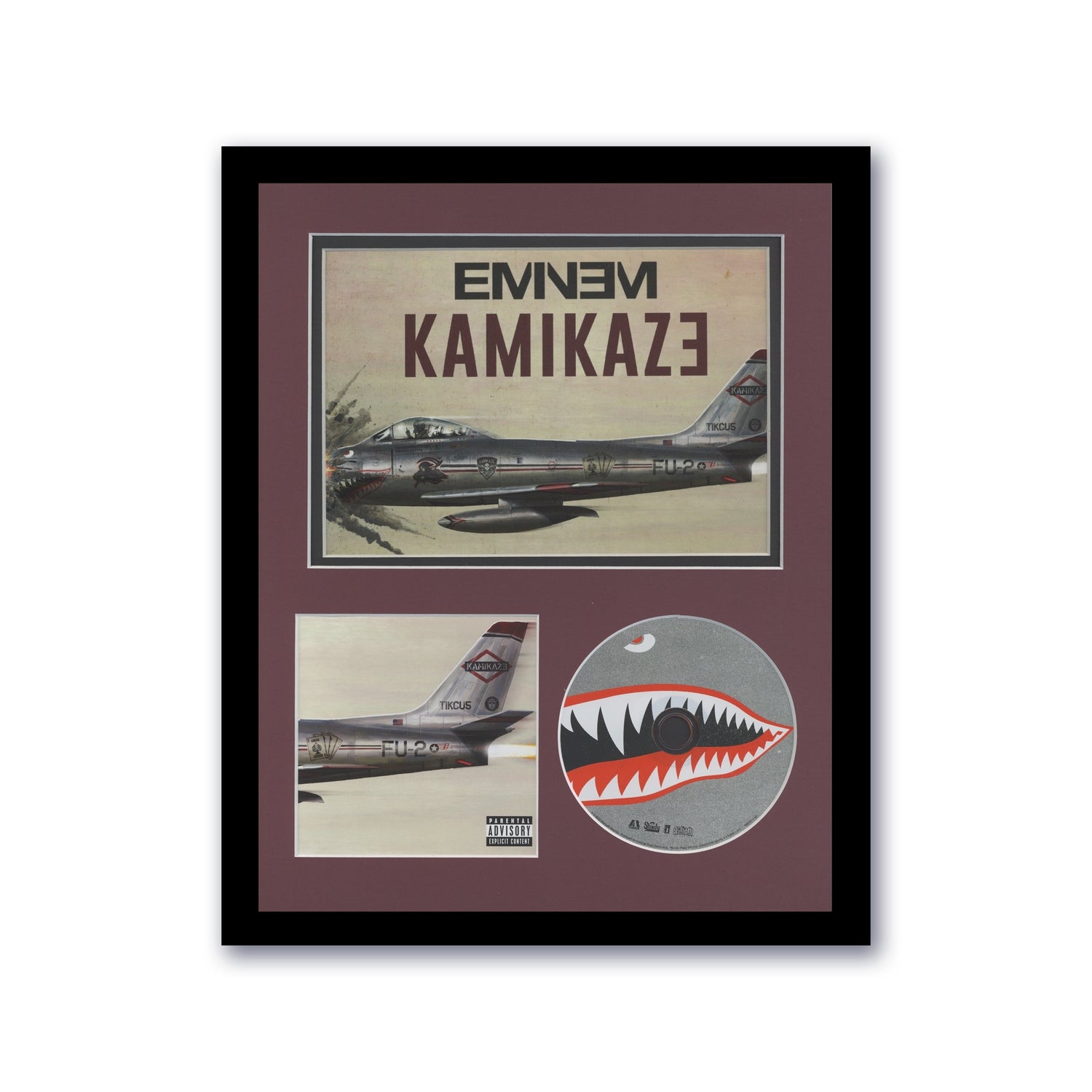 Eminem Custom Framed CD Photo Art Kamikaze Rap Hip-Hop Detroit – Zobie ...