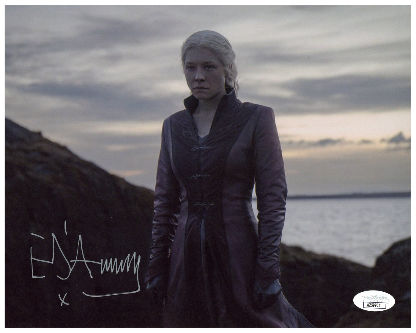 Emma D'Arcy Signed 8x10 Photo House of the Dragon Rhaenyra Targaryen Auto JSA COA