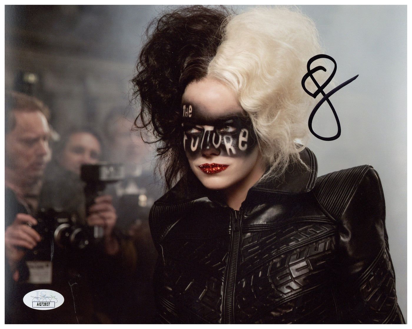 Emma Stone Signed 8x10 Photo Cruella Autographed JSA COA