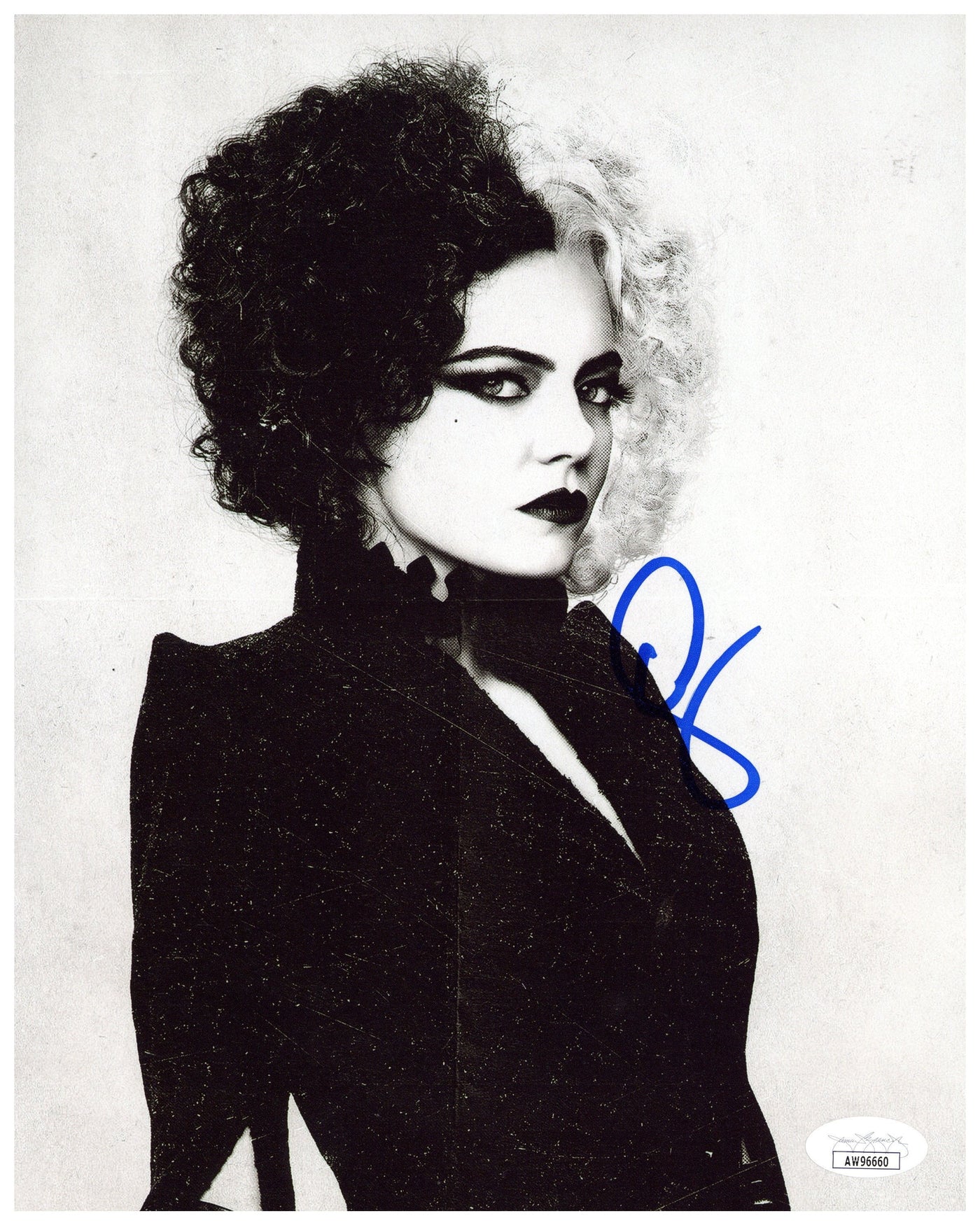 Emma Stone Signed 8x10 Photo Cruella Autographed JSA COA