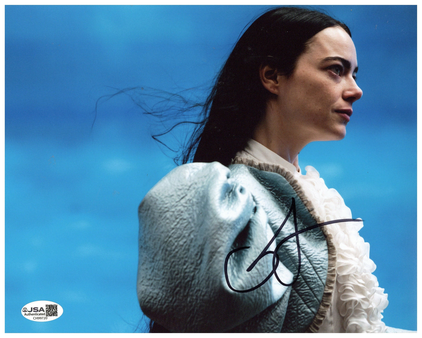 Emma Stone Signed 8x10 Photo Poor Things Bella Baxter Autographed JSA COA 2