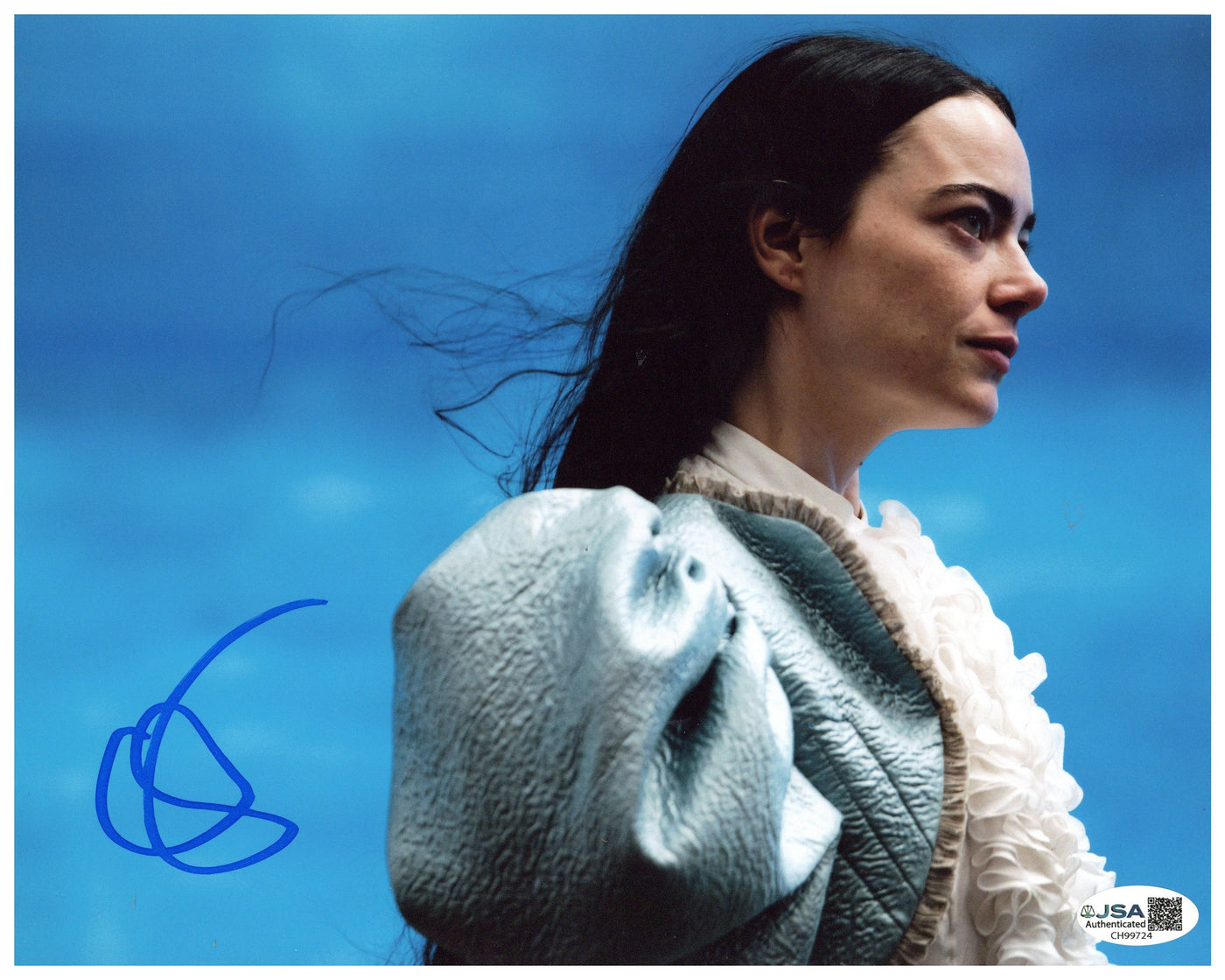 Emma Stone Signed 8x10 Photo Poor Things Bella Baxter Autographed JSA COA