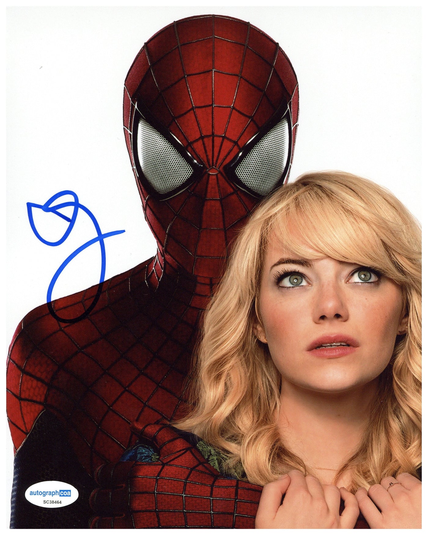 Emma Stone Signed 8x10 Photo Spider-Man Autographed ACOA COA #1
