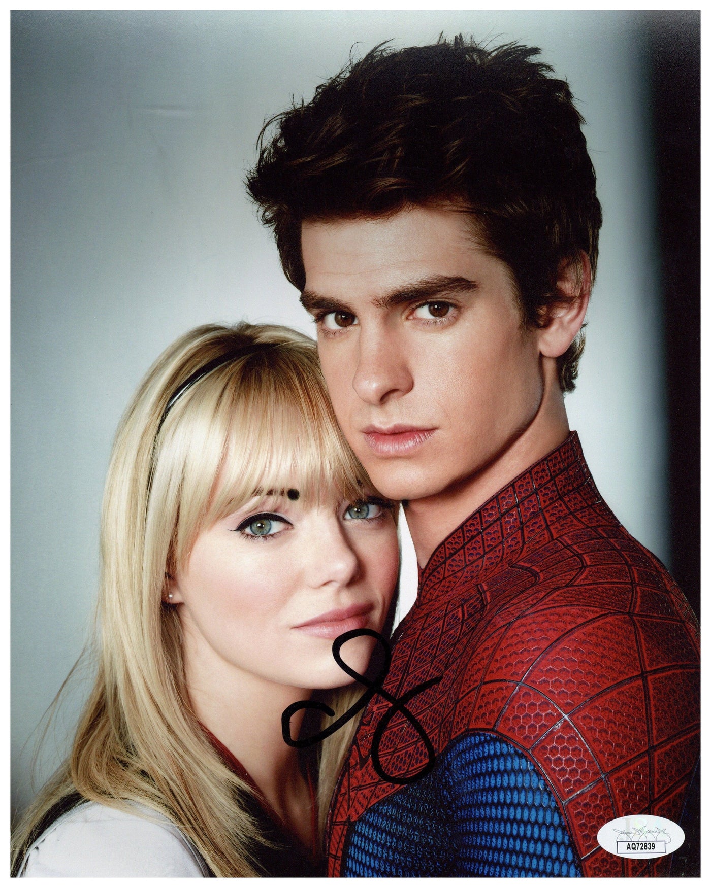 Emma Stone Signed 8x10 Photo Spider-Man Autographed JSA COA
