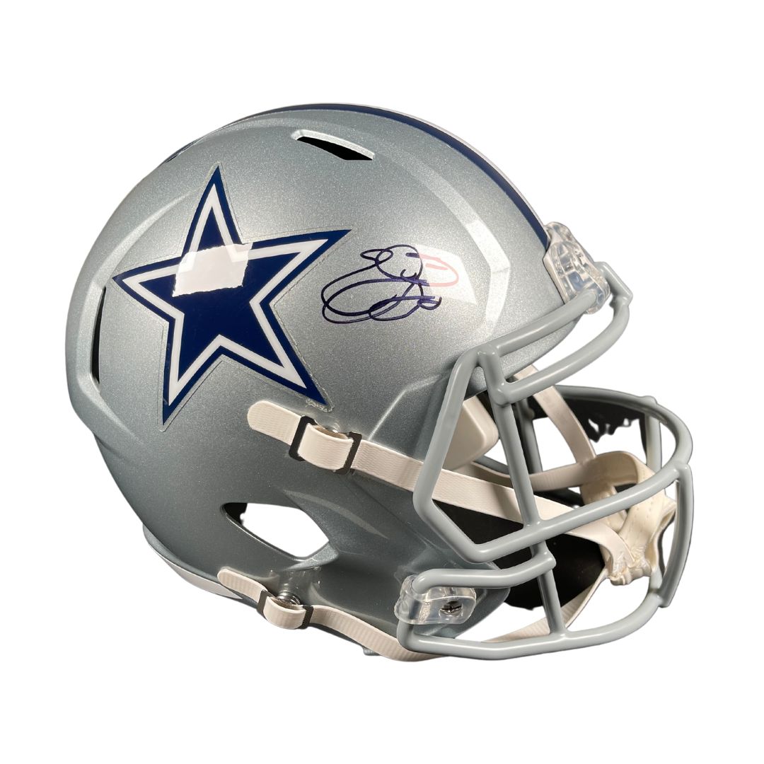Emmitt Smith Signed Dallas Cowboys FS Helmet Autographed BAS COA