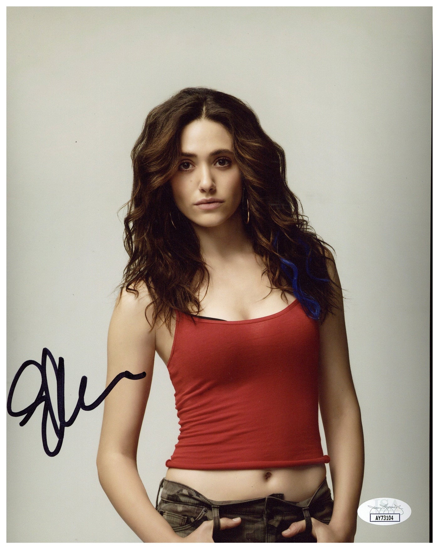 Emmy Rossum Signed 8x10 Photo Shameless Authentic Autographed JSA COA #4