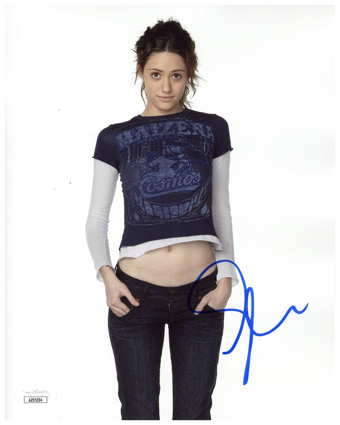 Emmy Rossum Signed 8x10 Photo Shameless Authentic Autographed JSA COA